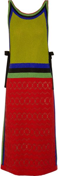 Alberta Ferretti Beaded Tulle Dress - Lyst