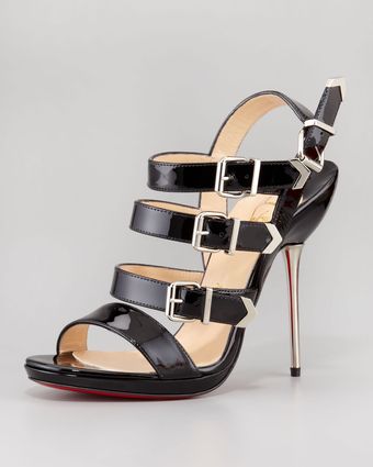 Christian Louboutin Multi-buckle Sandal - Lyst