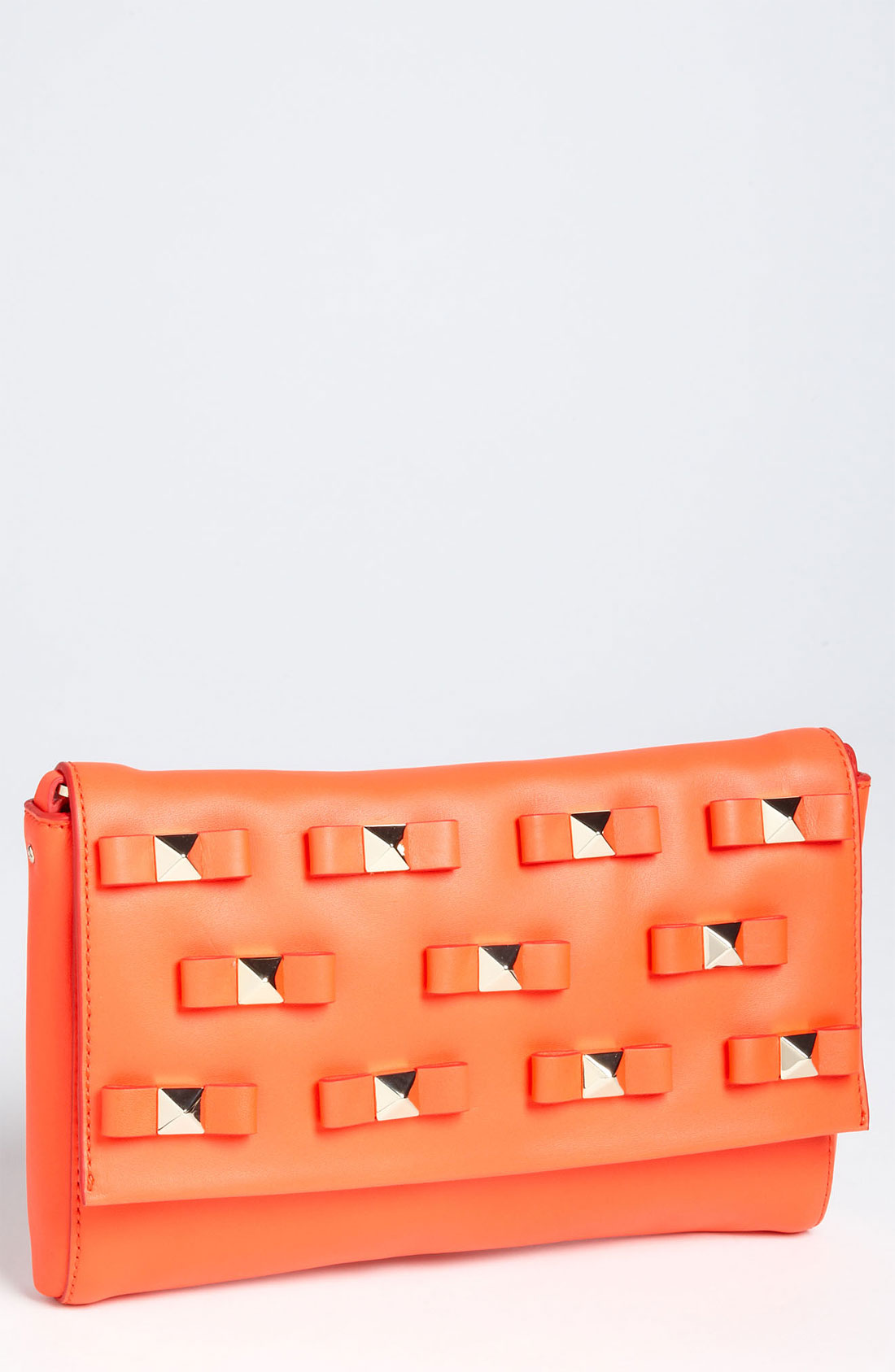 Kate Spade Bow Detail Clutch in Orange (marachino) Lyst