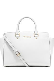 Michael by Michael Kors Large Selma Topzip Satchel - Lyst