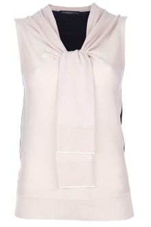 Balenciaga Knot Neckline Vest Top - Lyst
