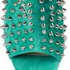 Christian Louboutin Guerilla 120 Studded Suede Ankle Boots in Blue (turquoise) - Lyst