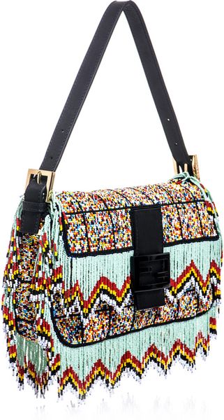 beaded baguette bag