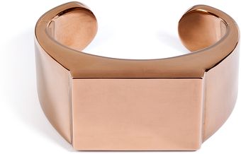 Maison Martin Margiela Brass Angular Bangle - Lyst