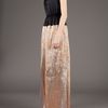 Maison Rabih Kayrouz Full Length BiColour Dress in Gold (copper) - Lyst