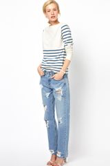MiH Jeans Mih Halsy Distressed Boyfriend Jeans