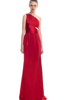 Prabal Gurung Red Oneshoudler Evening Gown - Lyst
