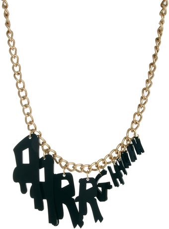Tatty Devine Aarrghhhh Necklace - Lyst