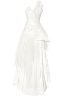 Vivienne Westwood Gold Label Bronze Silktaffeta and Tulle Dress - Lyst