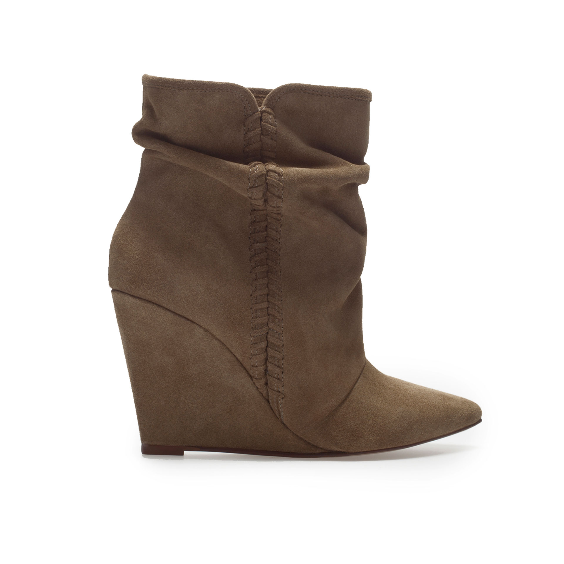 zara brown wedges