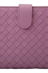 Bottega Veneta Intrecciato French Flap Wallet