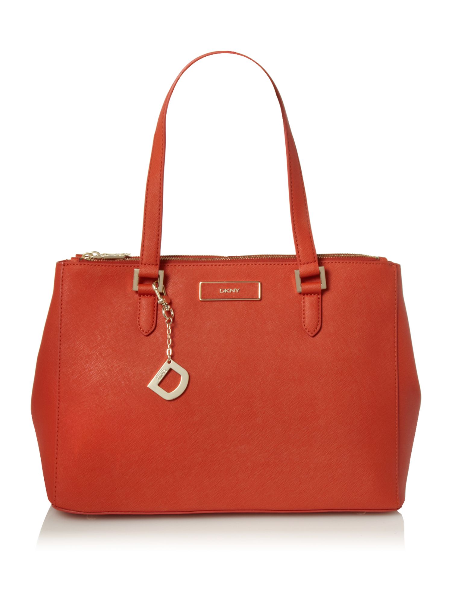 Dkny Saffiano Medium Tote Bag in Orange Lyst