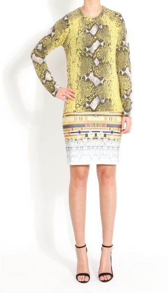 Equipment Sloane Crew Neck Jumper in Blazing Yellow Snake Print - Lyst