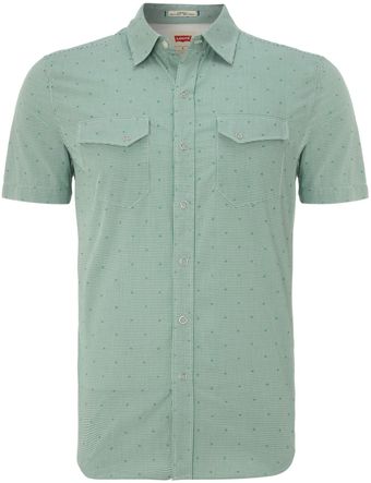 Levi's Short Sleeved Two Pocket Western Shirt - Lyst