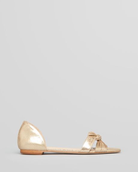 loeffler randall gold flats