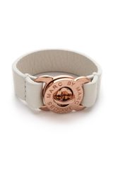 Marc By Marc Jacobs Large Turnlock Leather Bracelet