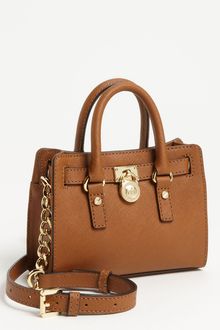 Michael by Michael Kors Hamilton Mini Leather Messenger Bag - Lyst
