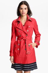 Sam Edelman Embellished Collar Trench Coat