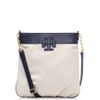 Tory Burch Stacked T Book Bag in Blue (tory navy/natural) - Lyst