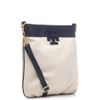 Tory Burch Stacked T Book Bag in Blue (tory navy/natural) - Lyst