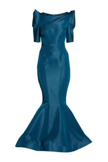 Zac Posen Silkfaille Gown - Lyst