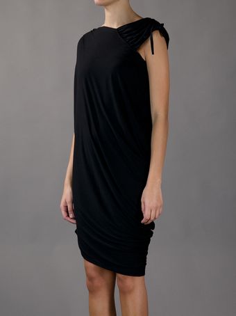 Avhash by Anne Valérie Hash Asymmetrical Shoulder Dress - Lyst