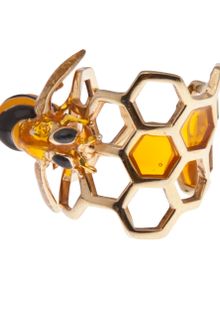 Delfina Delettrez Honeycomb RIng - Lyst