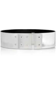 Diane Von Furstenberg Jill Metallic Leather Waist Belt - Lyst