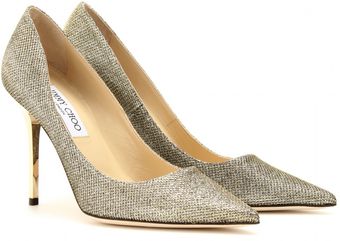 Jimmy Choo Abel Glitter Pumps - Lyst