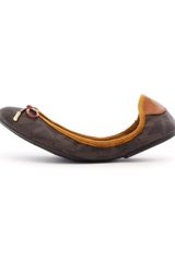 Michael Kors City Logo Print Ballerina Flat