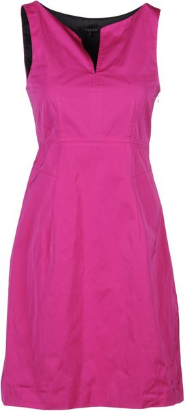 Theory Short Dresses - Lyst