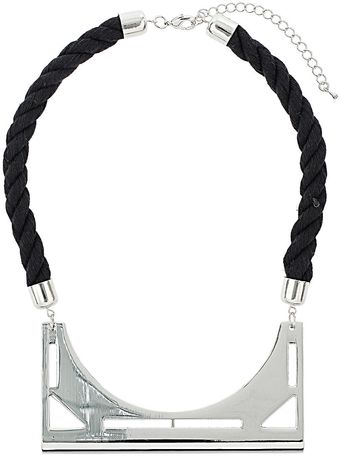 Topshop Curve Hollow Bar Collar - Lyst