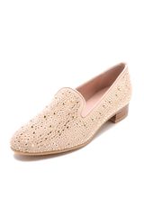 Stuart Weitzman Slipbeads Studded Loafers