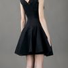 Versace Skater Dress in Black - Lyst