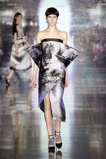 Mary Katrantzou Fall 2013 Runway Look 4 - Lyst