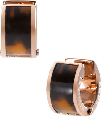 Michael Kors Tortoise Huggie Earrings - Lyst