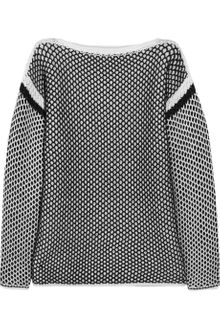Alexander Wang Chunky Knit Cotton Blend Sweater - Lyst