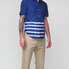 Band Of Outsiders Placement Stripe Short Sleeve Shirt in Blue for Men (navy) - Lyst