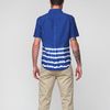 Band Of Outsiders Placement Stripe Short Sleeve Shirt in Blue for Men (navy) - Lyst