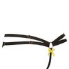 Bordelle Techno Mesh Thong in Black (black/yellow) - Lyst