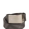 Burberry  Coated Cotton Reversible Belt in Gray for Men (black/check) - Lyst