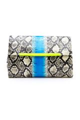 By Malene Birger Snakeskin Clutch