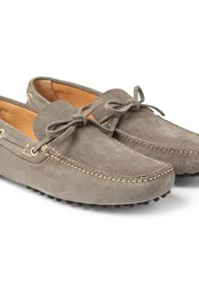 Car Shoe Suede Driving Shoes - Lyst