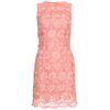 Christopher Kane Lace Overlay Dress in Pink (rose) - Lyst