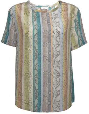 Equipment Equipment Riley Tee Rainbow - Lyst