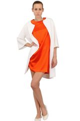 Gianluca Capannolo Silk Crepe Marocain Coat