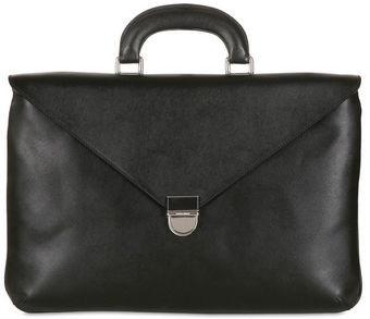 Giorgio Armani Saffiano Leather Briefcase - Lyst