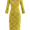 L'wren Scott Chartreuse Lace Dress in Yellow (chartreuse) - Lyst