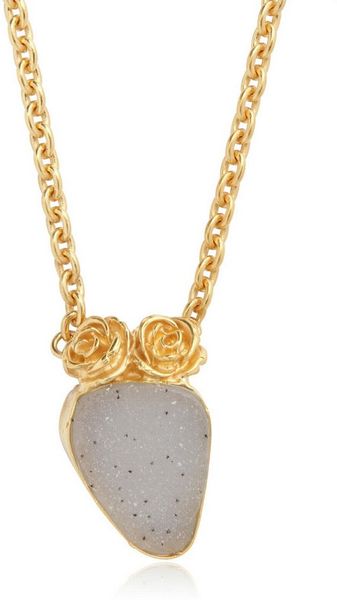 Leivankash Rough Agate Olivia Rose Necklace - Lyst