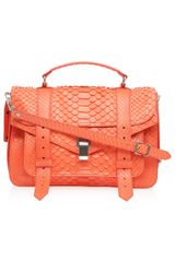 Proenza Schouler Ps1 Medium Python Satchel